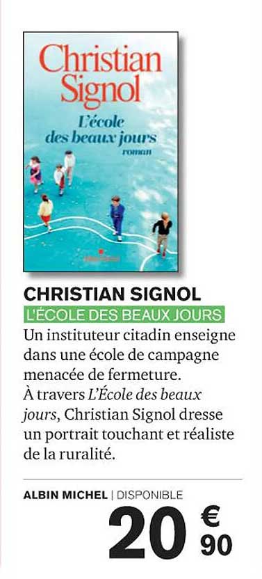 l'école des beaux jours - christian signol