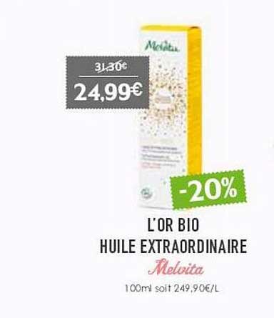l'or bio huile extraordinaire melvita