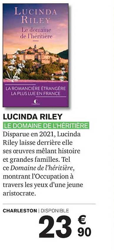 le domaine de l'héritière - lucinda riley