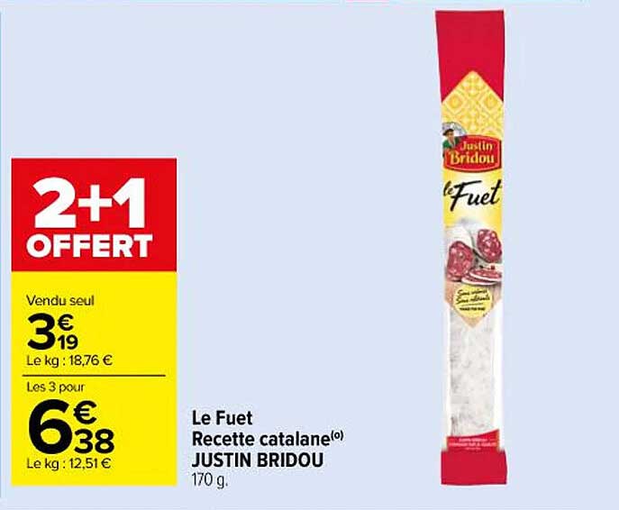 le fuet recette catalane justin bridou