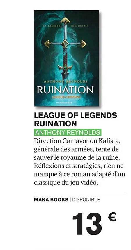 league of legends ruination - anthony reynolds