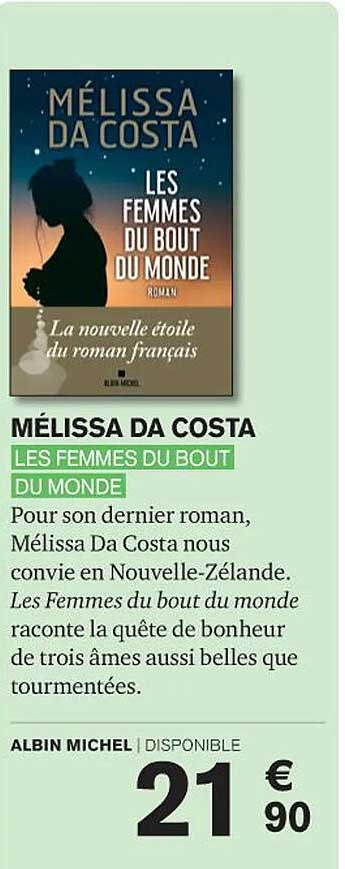 les femmes du bout du monde - mélissa da costa