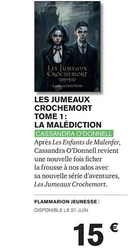 les jumeaux crochemort tome 1: le malédiction