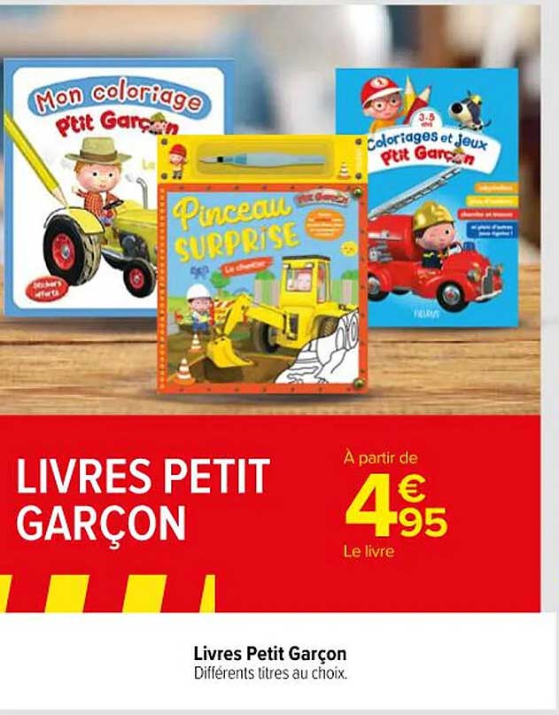 Livres Petit Garçon
