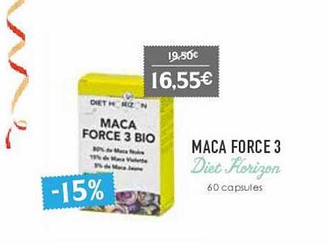 maca force 3 diet horizon