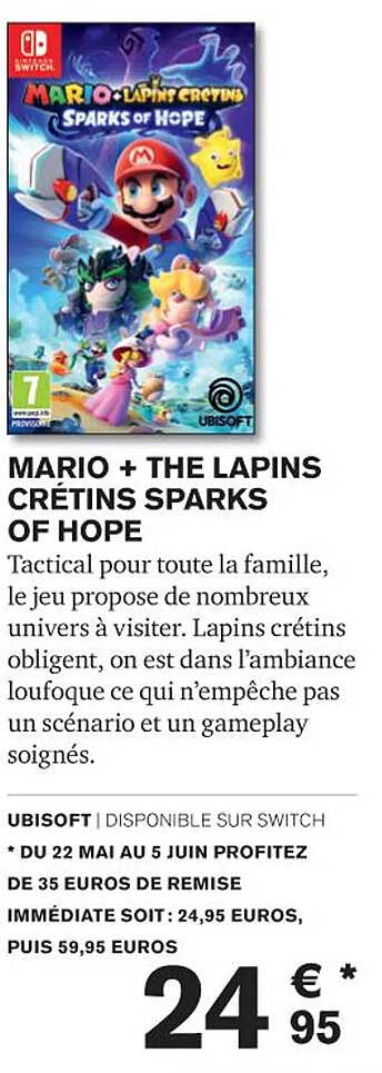 mario + the lapins crétins sparks of hope