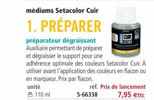 médiums setacolor cuir