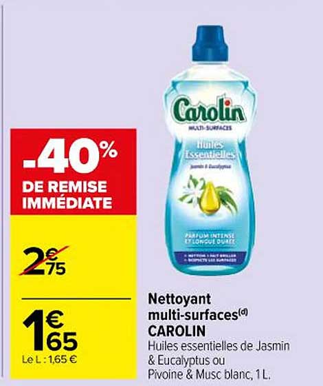 nettoyant multi-surfaces carolin
