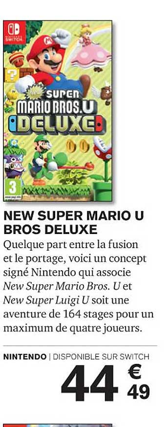 new super mario u bros deluxe
