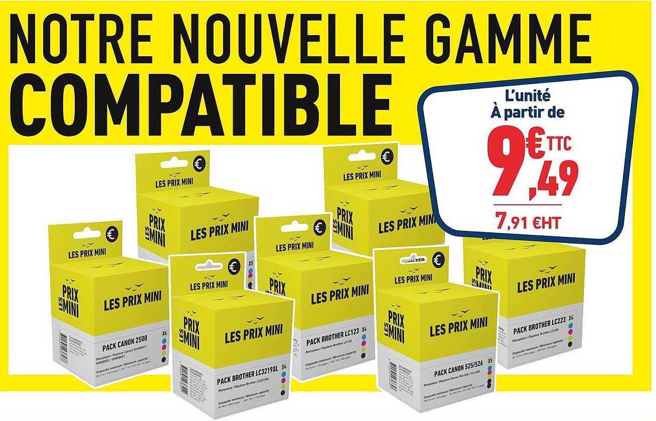 nouvelle gamme compatible
