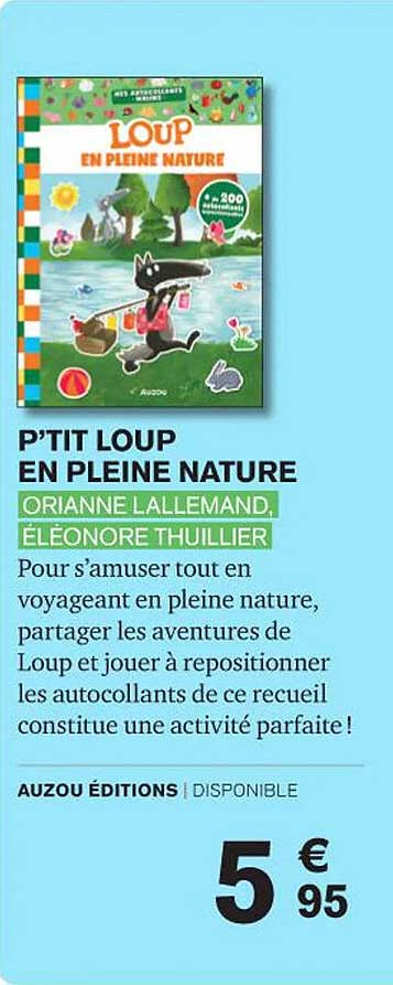 P'tit Loup En Pleine Nature - Orianne Lallemand, éléonore Thuillier