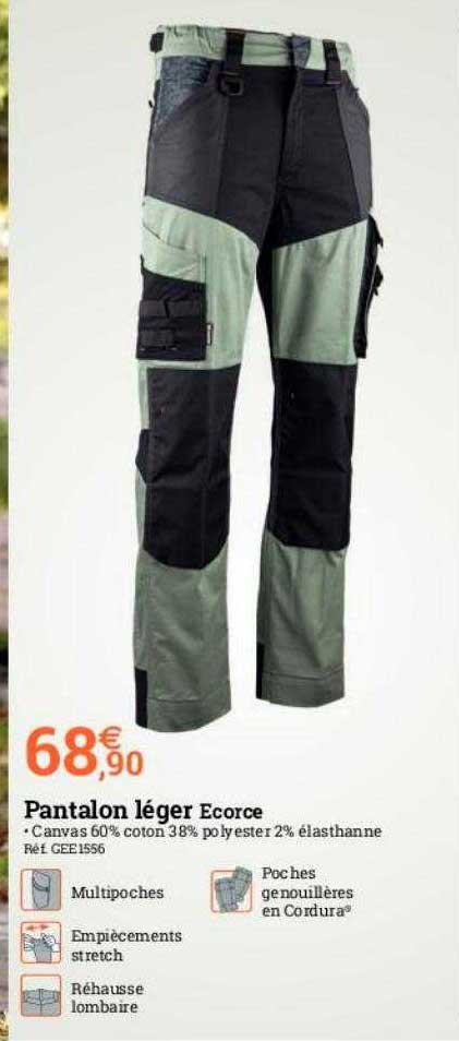 Pantalon Léger écorce