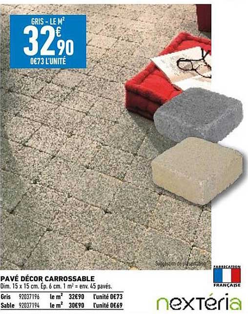 Pavé Décor Carrossable Nextéria