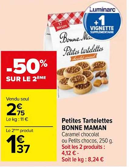 petites tartelettes bonne maman