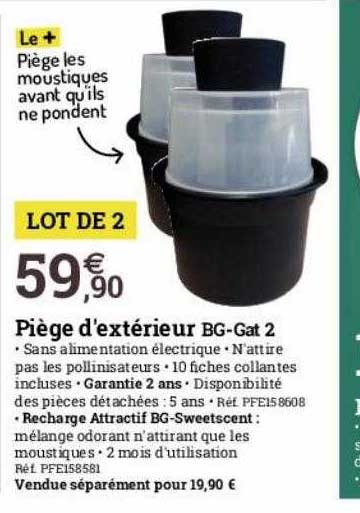 piège d'extérieur bg-Gat 2