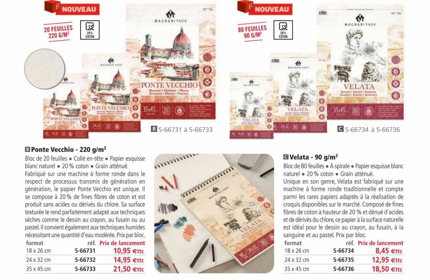 ponte vecchio - 220 g-m², velata - 90 g-m²