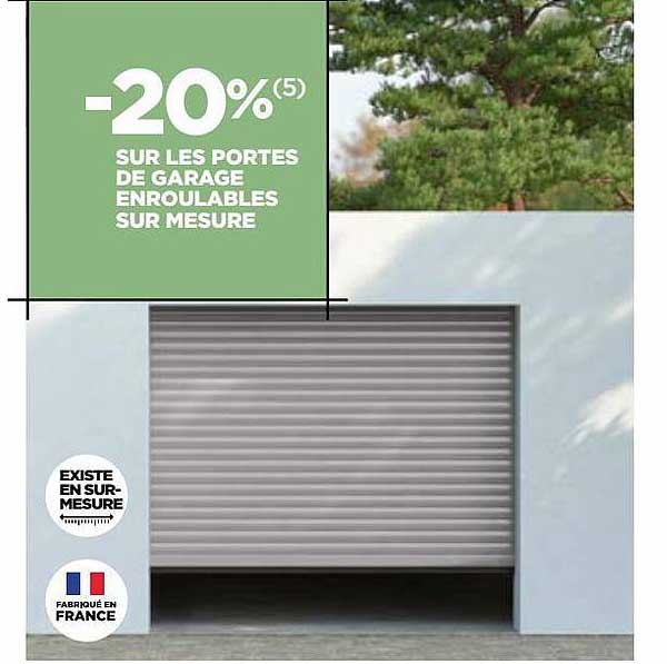 portes de garage enroulable sur mesure