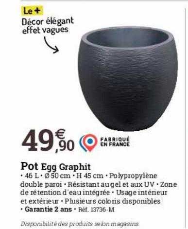 pot egg graphit