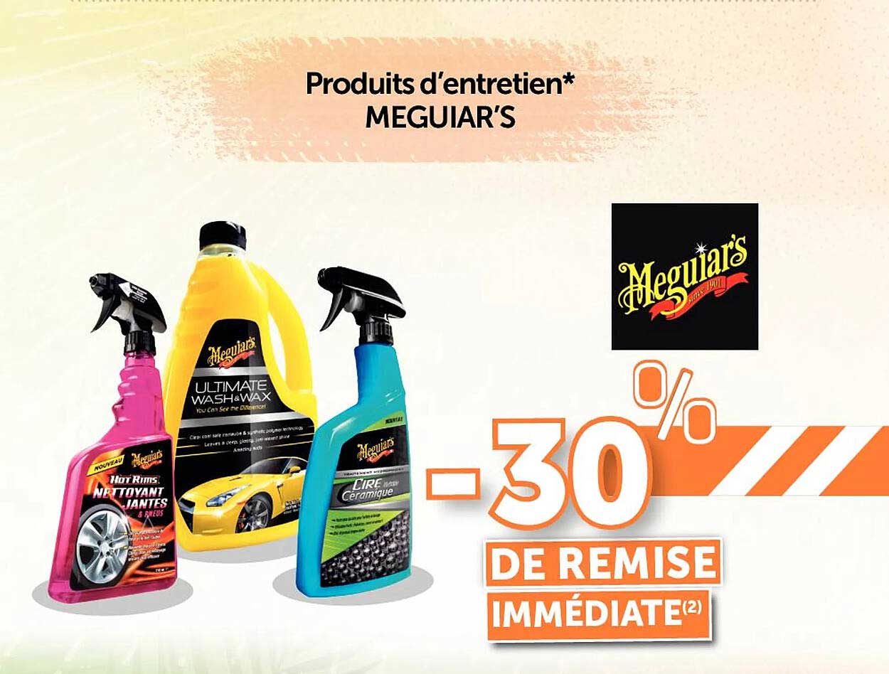 produits d'entretien meguiar's