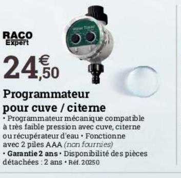 programmateur pour cuve - citerne
