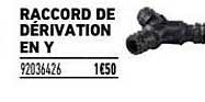 raccord de dérivation en y