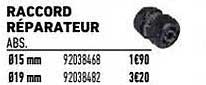 Raccord Réparateur