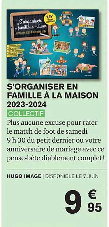 s'organiser en famille à la maison 2023-2024 - collectif