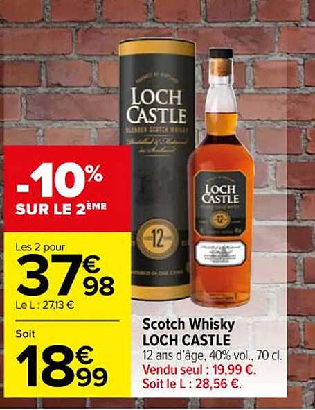 scotch whisky loch castle