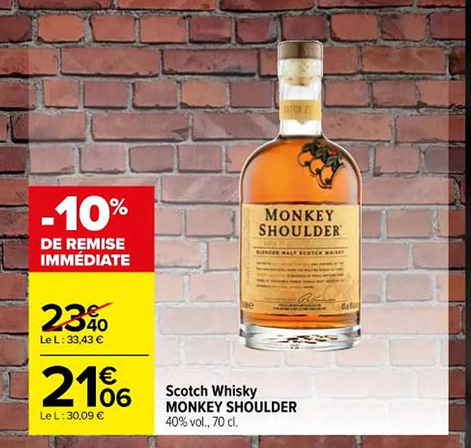 scotch whisky monkey shoulder