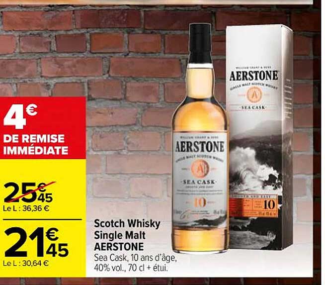 scotch whisky single malt aerstone