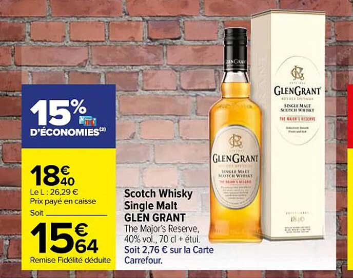 scotch whisky single malt glen grant