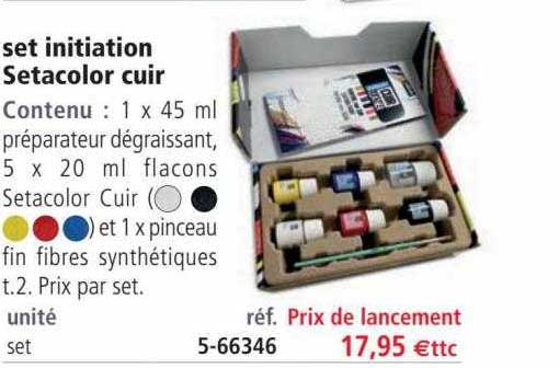 Set Initiation Setacolor Cuir