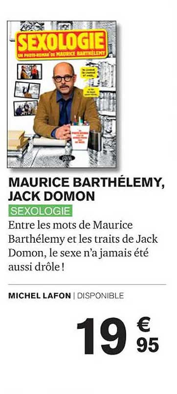 sexologie - maurice barthélemy, jack domon