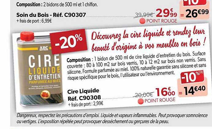 Soin Du Bois, Cire Liquide