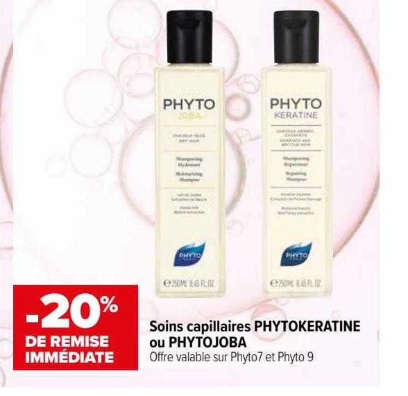 soins capillaires phytokératine ou phytojoba