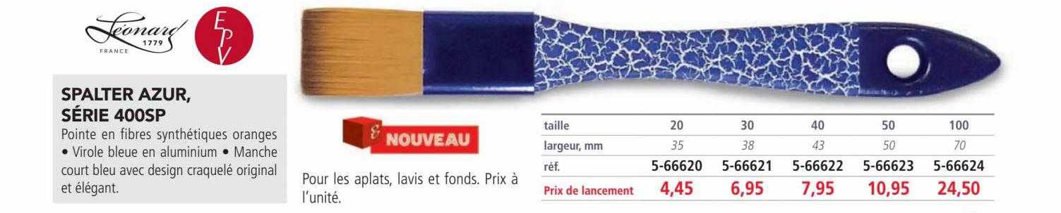 spalter azur, série 400sp léonard