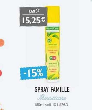 spray famille mousticare
