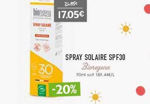Spray Solaire Spf30 Bioregena