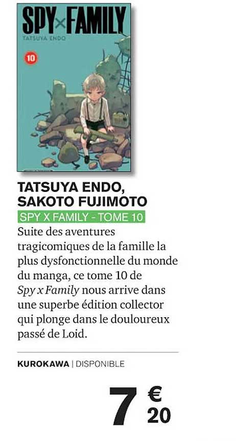 spy x family - tome 10 - tatsuya endo, sakoto fujimoto