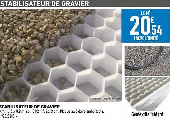 stabilisateur de gravier