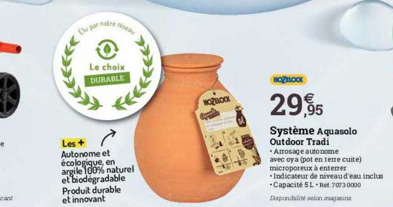 système aquasolo outdoor tradi