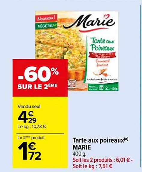 Tarte Aux Poireaux Marie