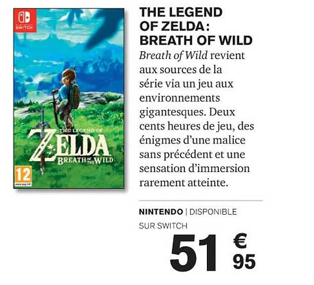 the legend of zelda : breath of wild