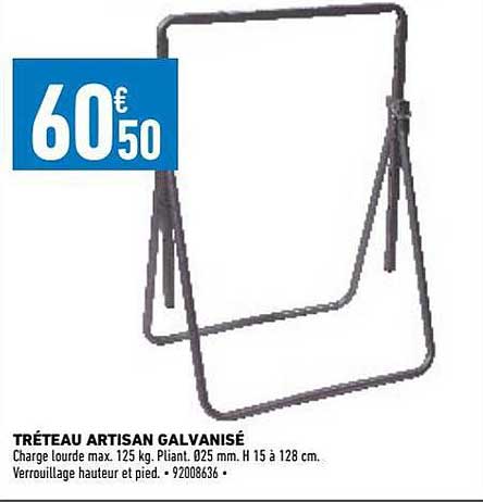 Tréteau Artisan Galvanisé