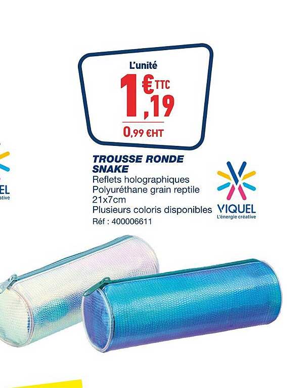 trousse ronde snake