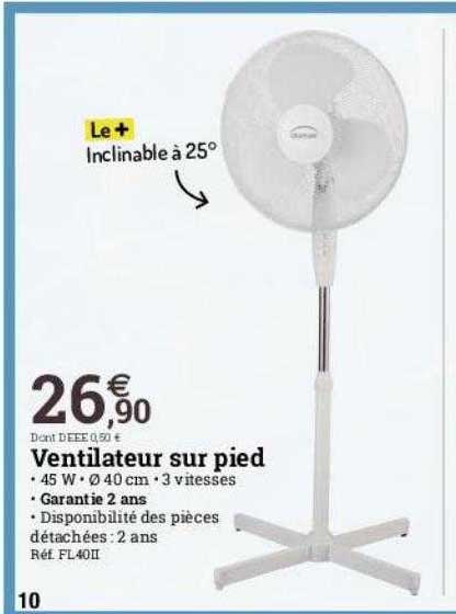 Ventilateur Sur Pied