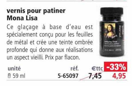 vernis pour patiner mona lisa