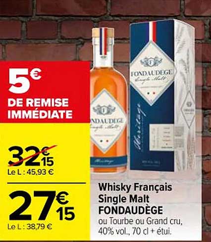 whisky français single malt fondaudège