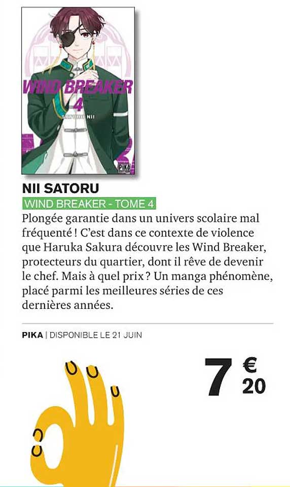 Wind Breaker - Tome 4 Nii Satoru