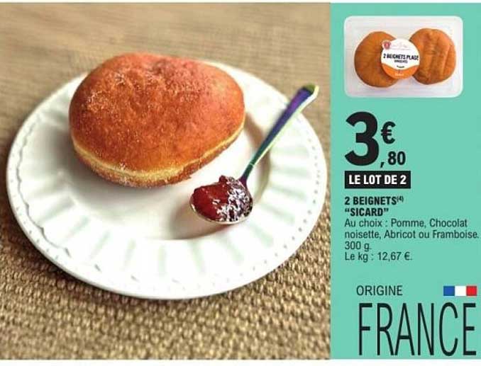 2 BEIGNETS "SICARD
